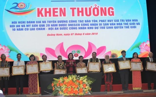 Bảo tồn, phát huy giá trị DSVH thế giới Đô thị cổ Hội An và Khu đền tháp Mỹ Sơn