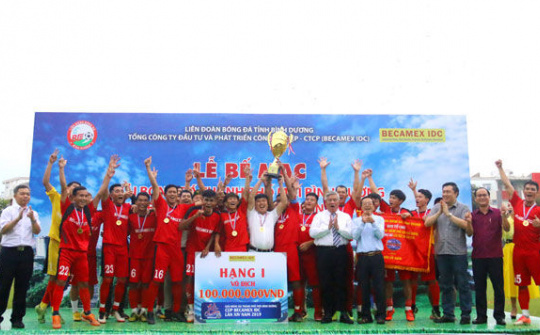Bế mạc "Giải bóng đá TP Mới Bình Dương - Cup Becamex IDC 2019"