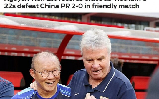 Báo châu Á ấn tượng với chiến thắng của U22 Việt Nam trước U22 Trung Quốc