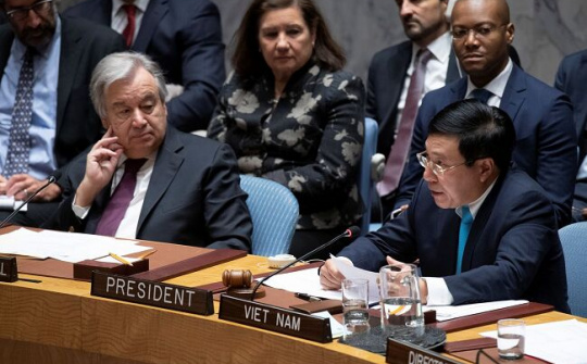 Phó Thủ tướng Phạm Bình Minh chủ trì phiên thảo luận mở của HĐBA Liên Hợp Quốc