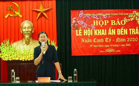 Nam Định họp báo về việc tổ chức Lễ hội Khai ấn Đền Trần