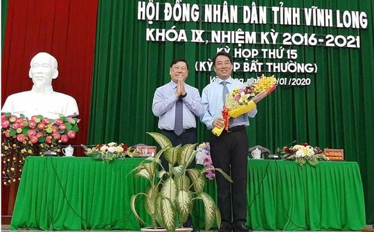 Ông Lữ Quang Ngời trúng cử chức danh Chủ tịch UBND tỉnh Vĩnh Long
