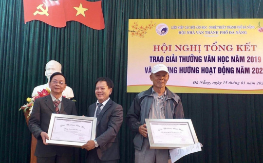 Hội Nhà văn Đà Nẵng: Trao giải thưởng văn học năm 2019