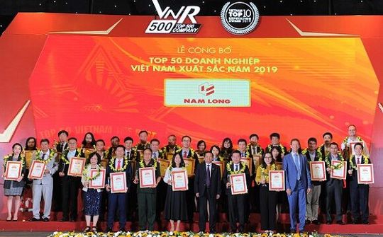 Doanh nghiệp Nam Long được vinh danh nằm trong top 50 doanh nghiệp xuất sắc