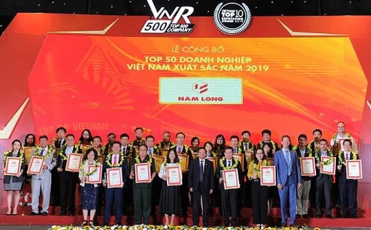 Doanh nghiệp Nam Long được vinh danh nằm trong top 50 doanh nghiệp xuất sắc