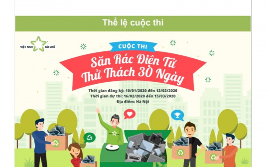 Hà Nội: Phát động cuộc thi “Săn rác thải điện tử - Thử thách 30 ngày" năm 2020
