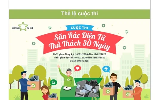 Hà Nội: Phát động cuộc thi “Săn rác thải điện tử - Thử thách 30 ngày" năm 2020