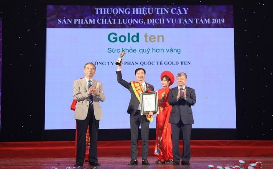 GoldTen và những bước tiến vững chắc trên thị trường thực phẩm chức năng