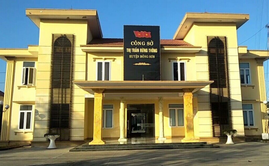 Đông Sơn: Thị trấn Rừng Thông tiếp tục dẫn đầu toàn huyện về phát triển kinh tế - xã hội năm 2019