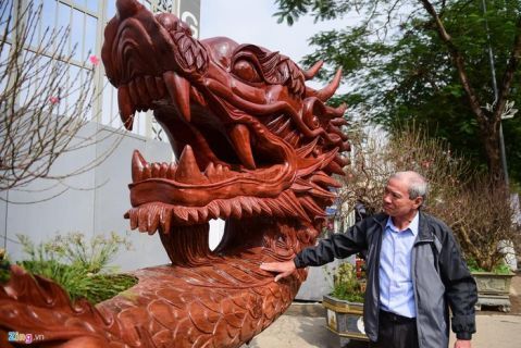 Cây Rồng Đại Phúc “Long quyển ngũ hành sơn” đã có mặt tại Bến Nhà Rồng