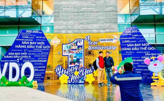 Một năm đón “mưa giải thưởng” của sân bay quốc tế Vân Đồn