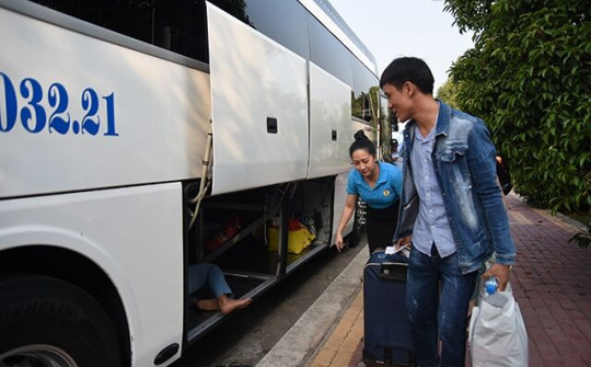 10 nghìn công nhân về quê đón Tết được đưa về tận nhà