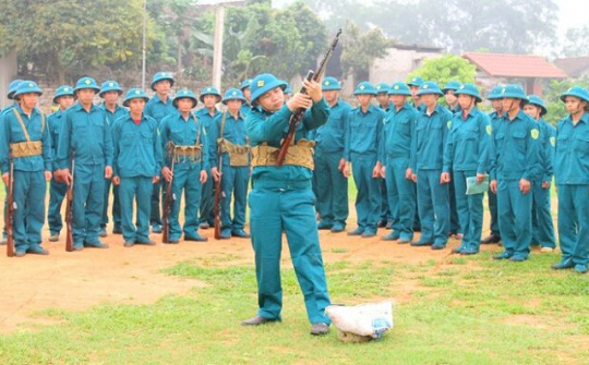 Tuyên truyền, phổ biến, tập huấn Luật Dân quân tự vệ