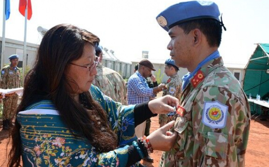 Việt Nam ngày càng chủ động trong việc hợp tác gìn giữ hòa bình
