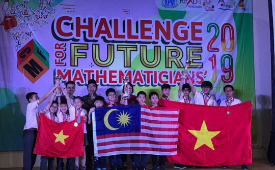 Việt Nam giành giải Nhất tại “Thử thách nhà toán học tương lai” năm 2019.