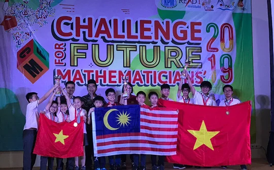 Việt Nam giành giải Nhất tại “Thử thách nhà toán học tương lai” năm 2019.
