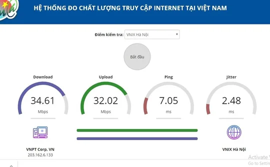 Việt Nam xây dựng Trạm trung chuyển lưu lượng internet quốc gia