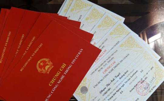 Quy định văn bằng, chứng chỉ giáo dục đại học