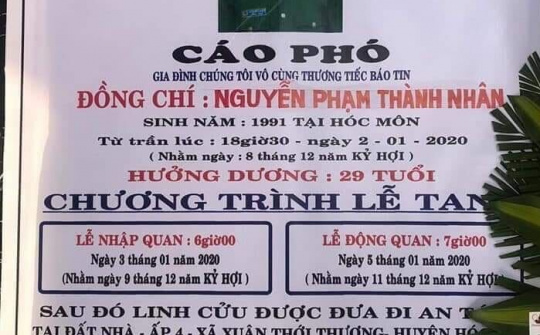 Hướng mắt về gia đình Trung úy CSGT bị “quái xế” tông thiệt mạng
