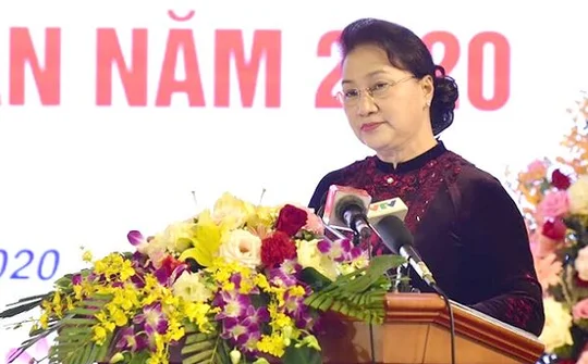 Chủ tịch Quốc hội dự Hội nghị triển khai công tác ngành Tòa án năm 2020