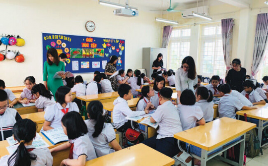 Trường tiểu học Trung Yên: Môi trường đủ tốt giúp trẻ phát triển toàn diện