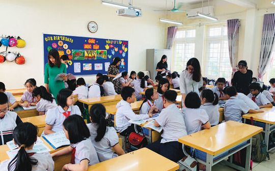 Trường tiểu học Trung Yên: Môi trường đủ tốt giúp trẻ phát triển toàn diện