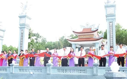 Thủ tướng dự lễ khánh thành công trình tưởng niệm Đền thờ liệt sĩ Núi Quế - Anh Linh Đài