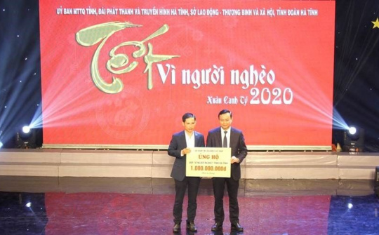 TNG Holdings VietNam ủng hộ người nghèo Hà Tĩnh 1 tỷ đồng