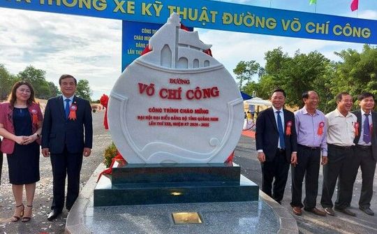 Quảng Nam: Thông xe kỹ thuật tuyến đường mang tên cố Chủ tịch nước Võ Chí Công