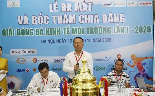 Bốc thăm chia bảng Giải bóng đá Kinh tế Môi trường lần I-2020
