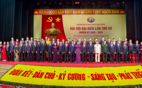 ĐHĐB Đảng bộ tỉnh Thái Nguyên lần thứ XX thành công tốt đẹp