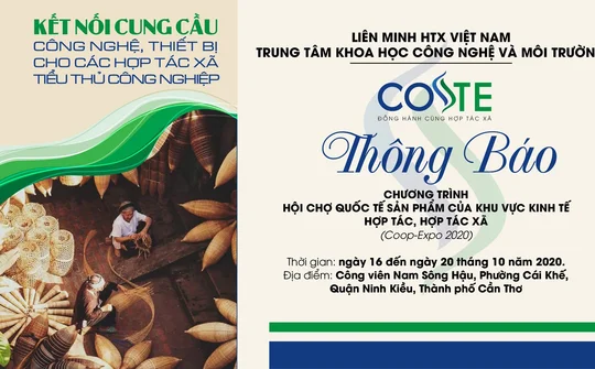Cần Thơ: Sắp diễn ra Hội nghị “Giải pháp thúc đẩy ứng dụng đổi mới công nghệ cho HTX”