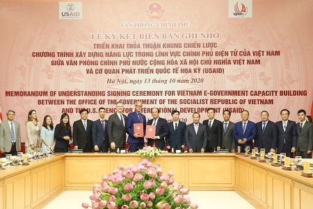 Gov’t Office, USAID sign MoU on E-Gov’t capacity building
