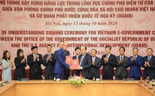 Việt Nam, Hoa Kỳ hợp tác xây dựng năng lực Chính phủ điện tử