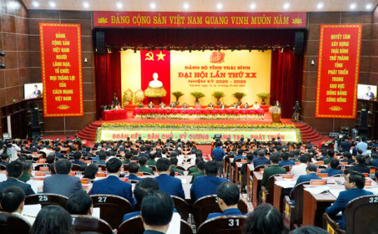 Phó Chủ tịch Quốc hội Tòng Thị Phóng chỉ đạo Đại hội Đảng bộ tỉnh Thái Bình