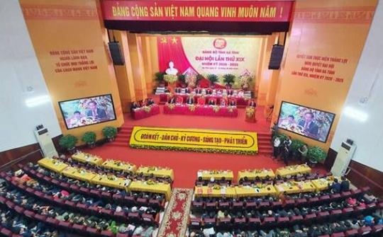 Khai mạc Đại hội đại biểu Đảng bộ tỉnh Hà Tĩnh lần thứ XIX