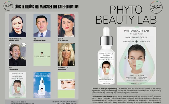 Margaret Life Gate Foundation -  Phyto Beuty Lab giúp bạn luôn tỏa sáng