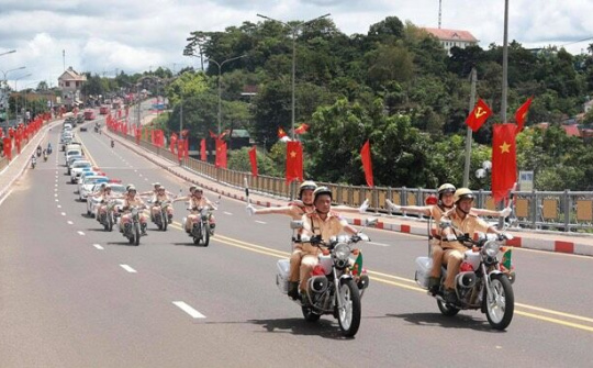 Công an tỉnh Đắk Nông: Góp phần quan trọng vào thành công của Đại hội Đảng bộ XII.