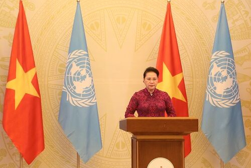 Chủ tịch Quốc hội gửi thông điệp tới phiên cấp cao kỷ niệm 25 năm Hội nghị Thế giới về phụ nữ