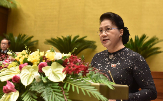 Phát biểu khai mạc kỳ họp thứ 10, Quốc hội khóa XIV của Chủ tịch Quốc hội Nguyễn Thị Kim Ngân