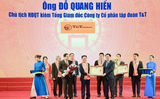 Doanh nhân Đỗ Quang Hiển được trao tặng Huân chương Lao động hạng Nhất