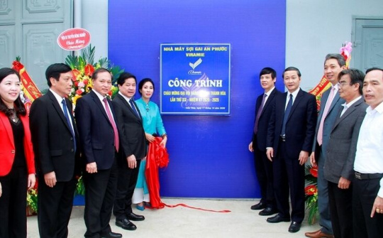 Thanh Hóa: Khánh thành, khởi công nhiều công trình lớn chào mừng Đại hội Đảng bộ tỉnh lần thứ XIX