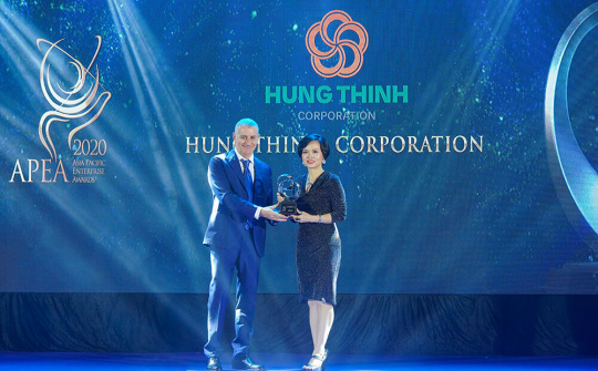 Tập đoàn Hưng Thịnh được vinh danh tại giải thưởng "Doanh nghiệp Việt Nam xuất sắc Châu Á 2020"