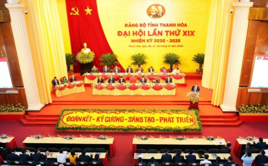 Đại hội Đảng bộ tỉnh Thanh Hóa lần thứ XIX khai mạc
