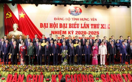 Đại hội Đảng bộ tỉnh Hưng Yên lần thứ 19 thành công tốt đẹp