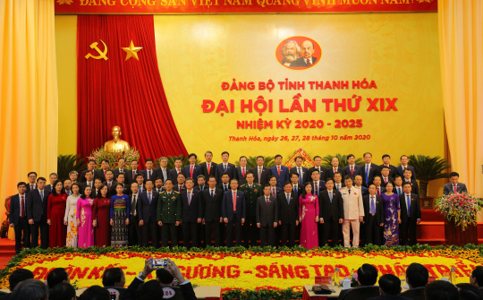 Bế mạc Đại hội Đảng bộ tỉnh Thanh Hóa lần thứ XIX