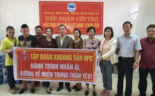 Tập đoàn HPC với hành trình nhân ái hướng về miền Trung