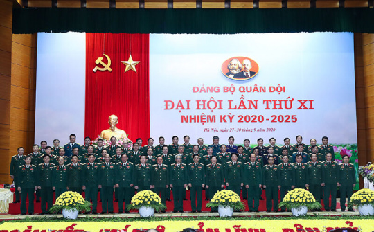 Bế mạc Đại hội đại biểu Đảng bộ Quân đội lần thứ XI