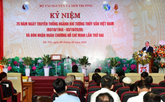 Kỷ niệm 75 năm Ngày Truyền thống ngành Khí tượng Thủy văn Việt Nam