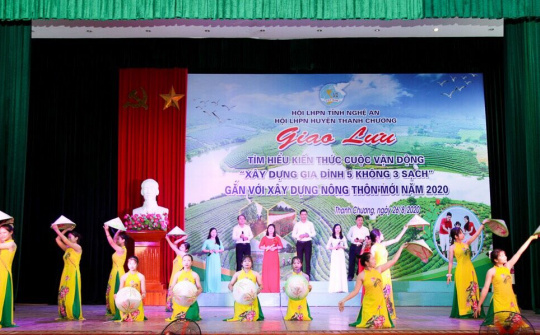 Nghệ An: Phụ nữ huyện Thanh Chương chung tay xây dựng Nông thôn mới